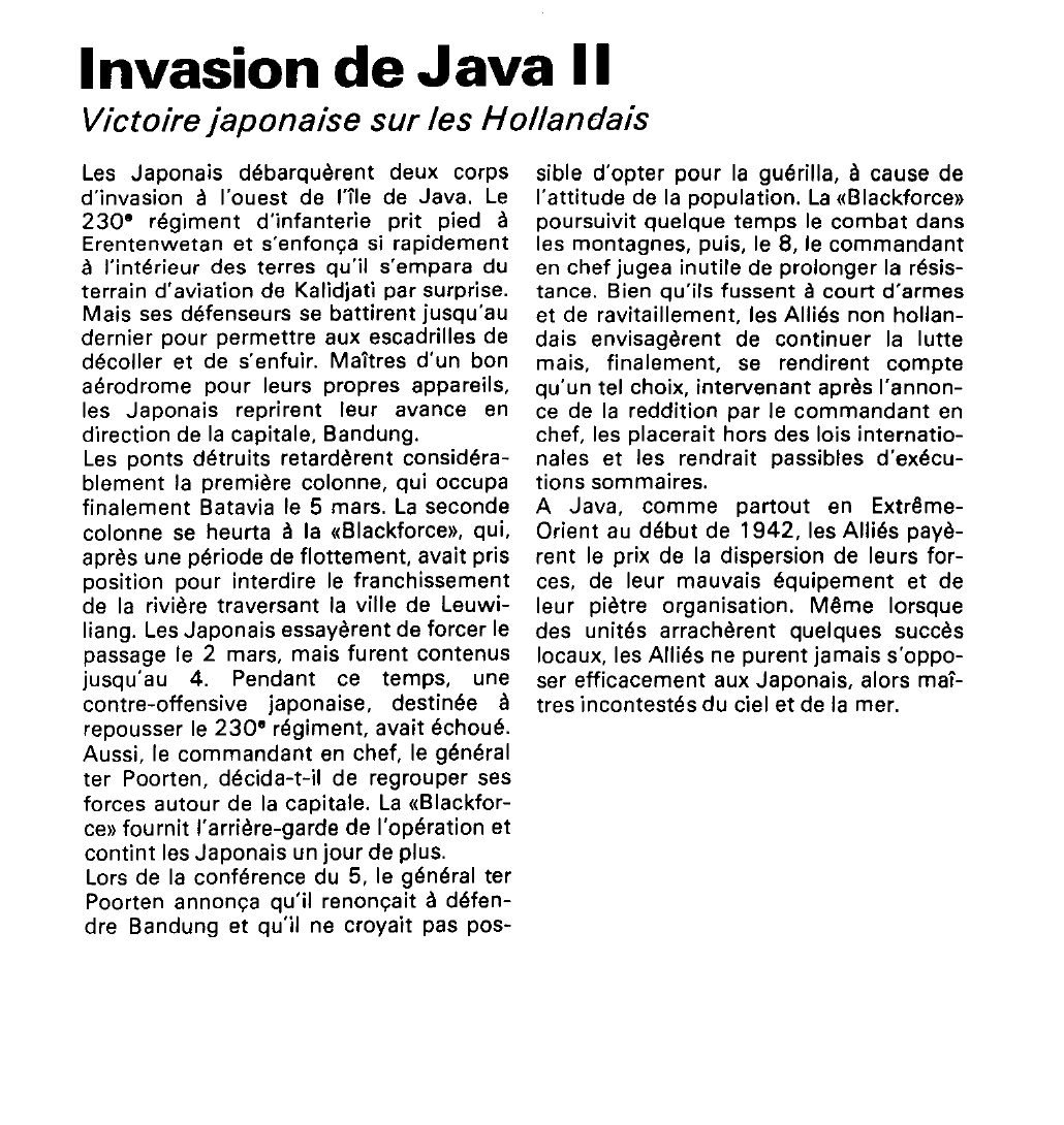 Prévisualisation du document Invasion de Java (seconde guerre mondiale).