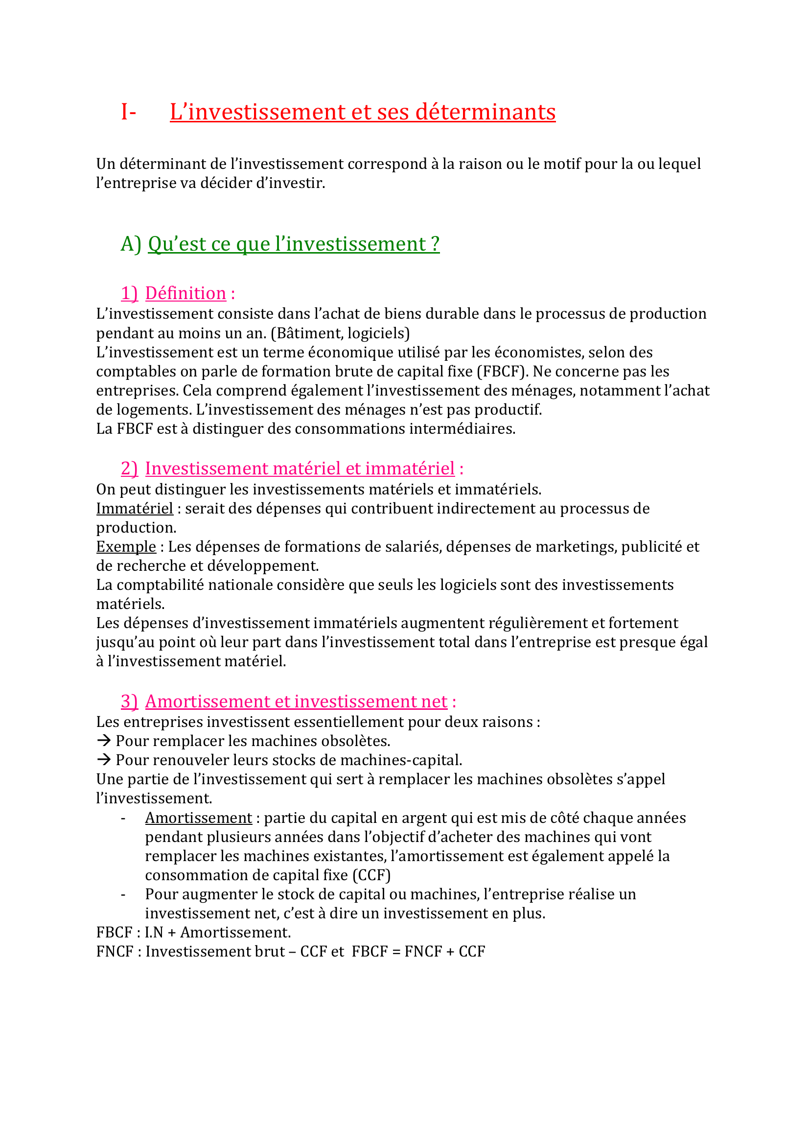 Prévisualisation du document INVESTISSEMENT ET PROGRÉS TECHNIQUE