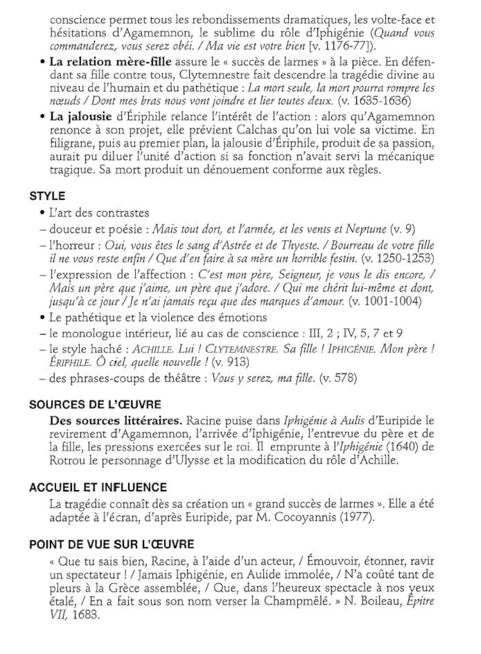 Prévisualisation du document Iphigénie  de Jean Racine (analyse détaillée)