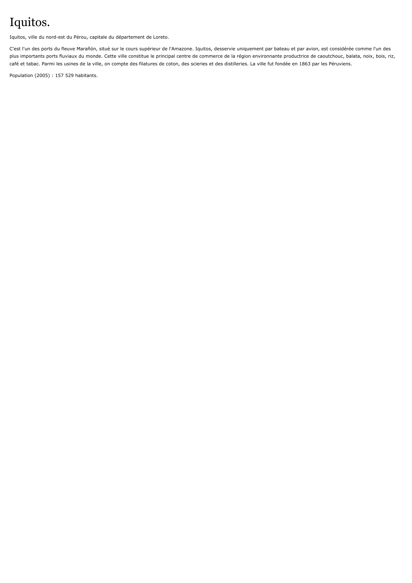 Prévisualisation du document Iquitos.