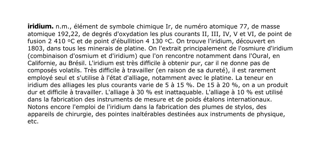 Prévisualisation du document iridium.