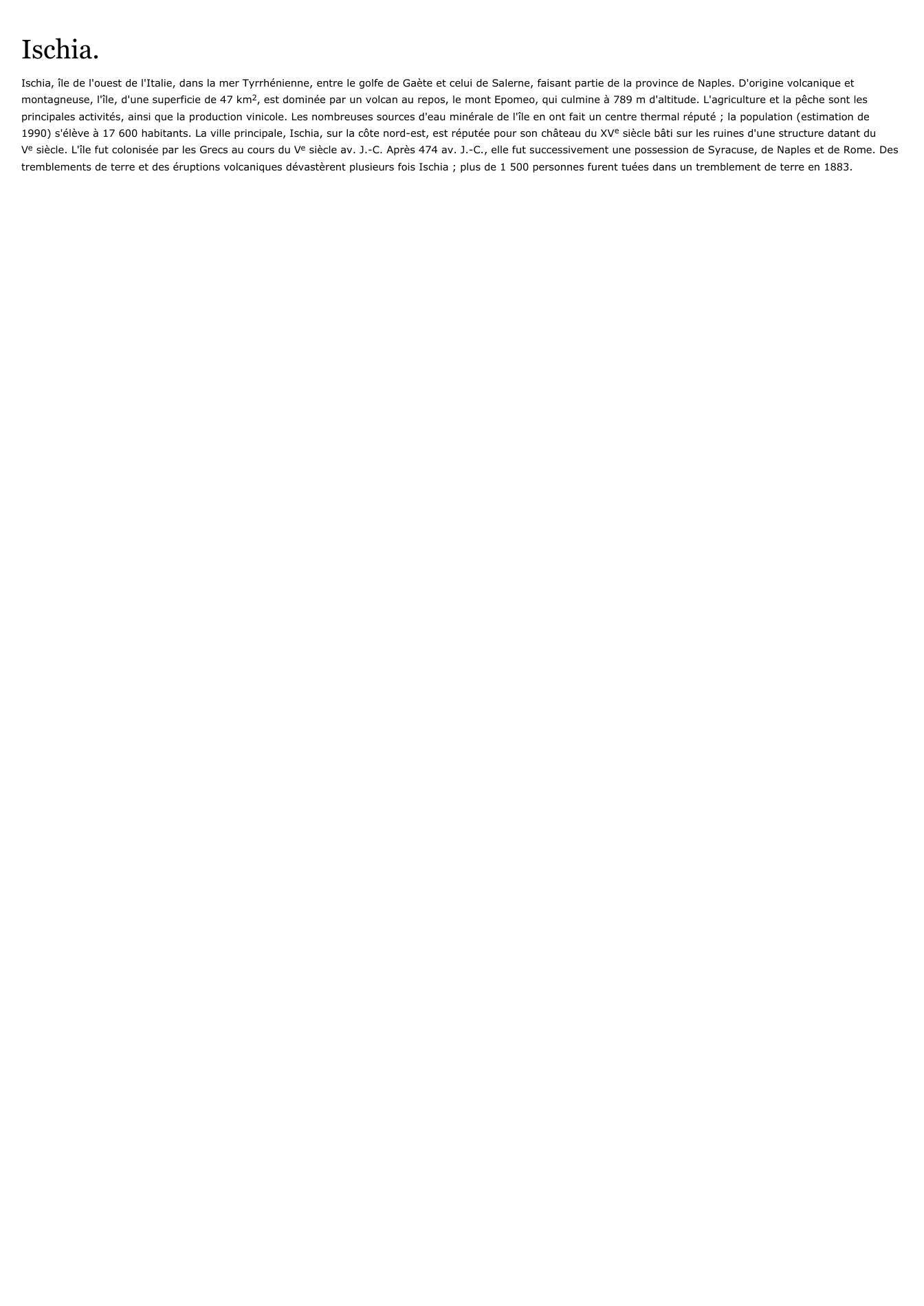 Prévisualisation du document Ischia.