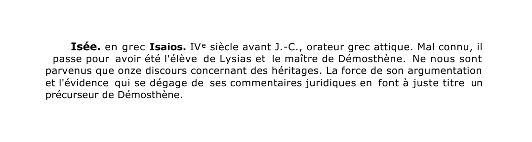 Prévisualisation du document Isée.