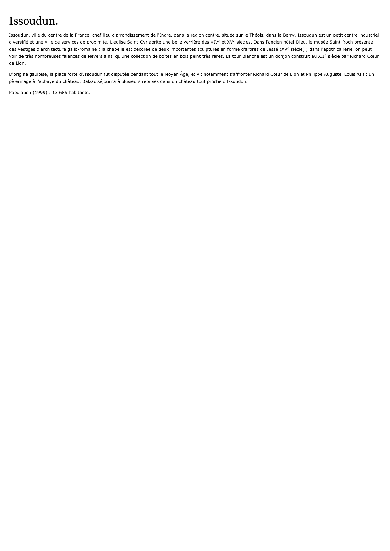 Prévisualisation du document Issoudun.