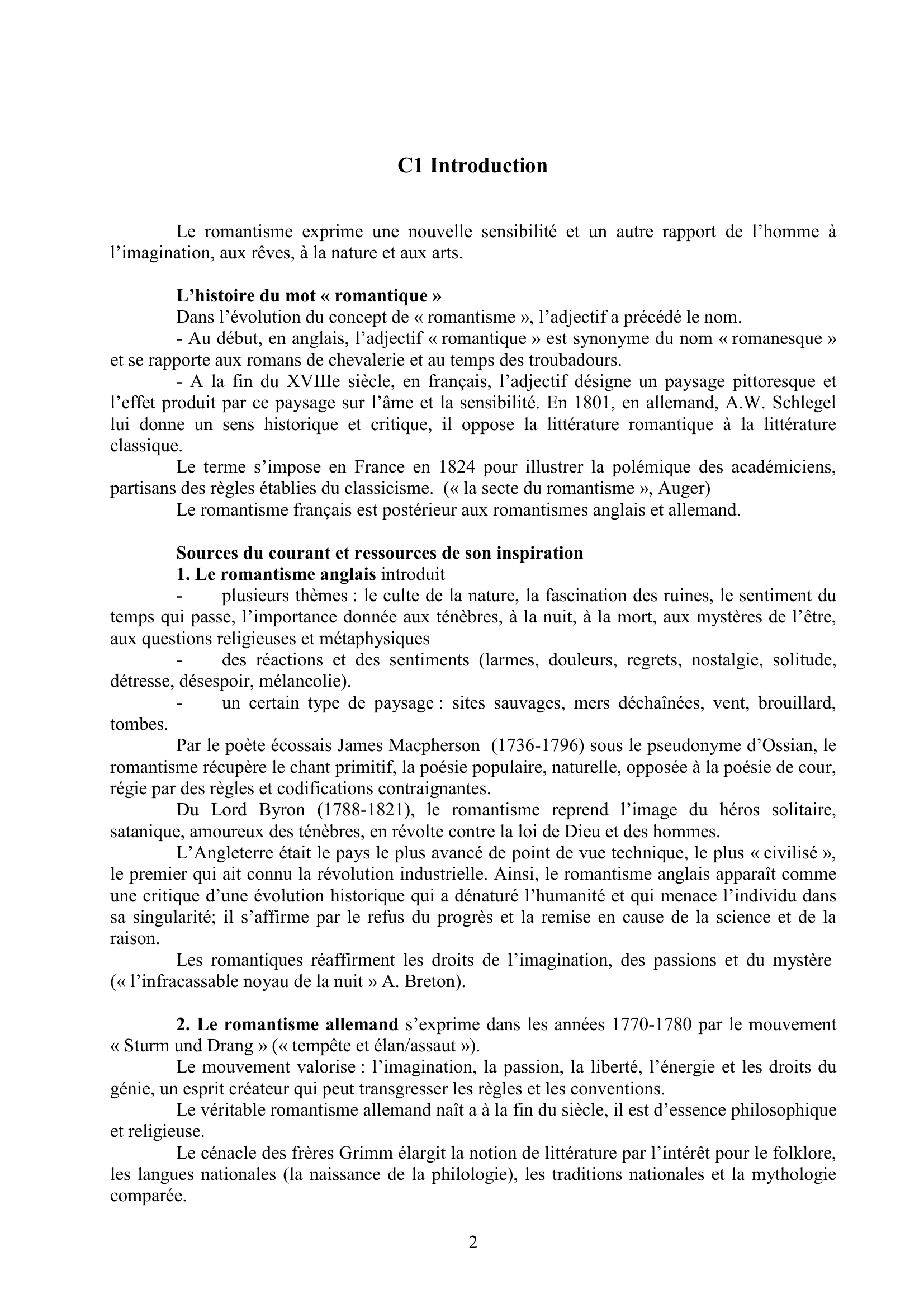 Prévisualisation du document Istoria literaturii franceze