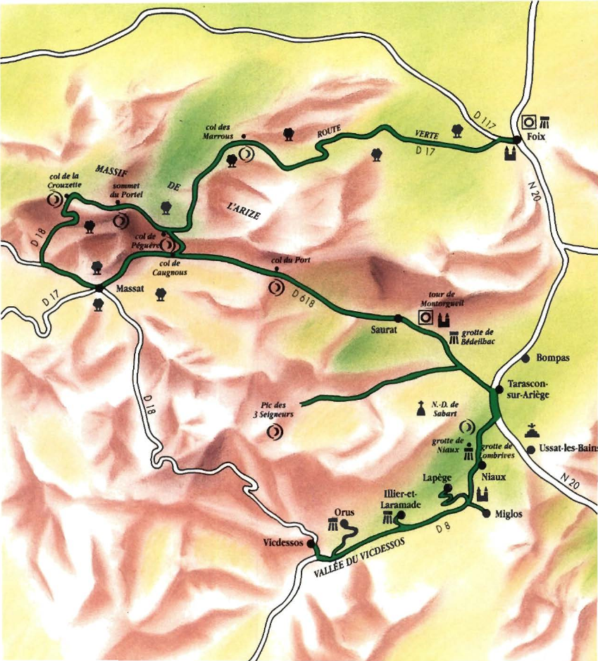 Prévisualisation du document Itinéraire dans le pays de Foix.