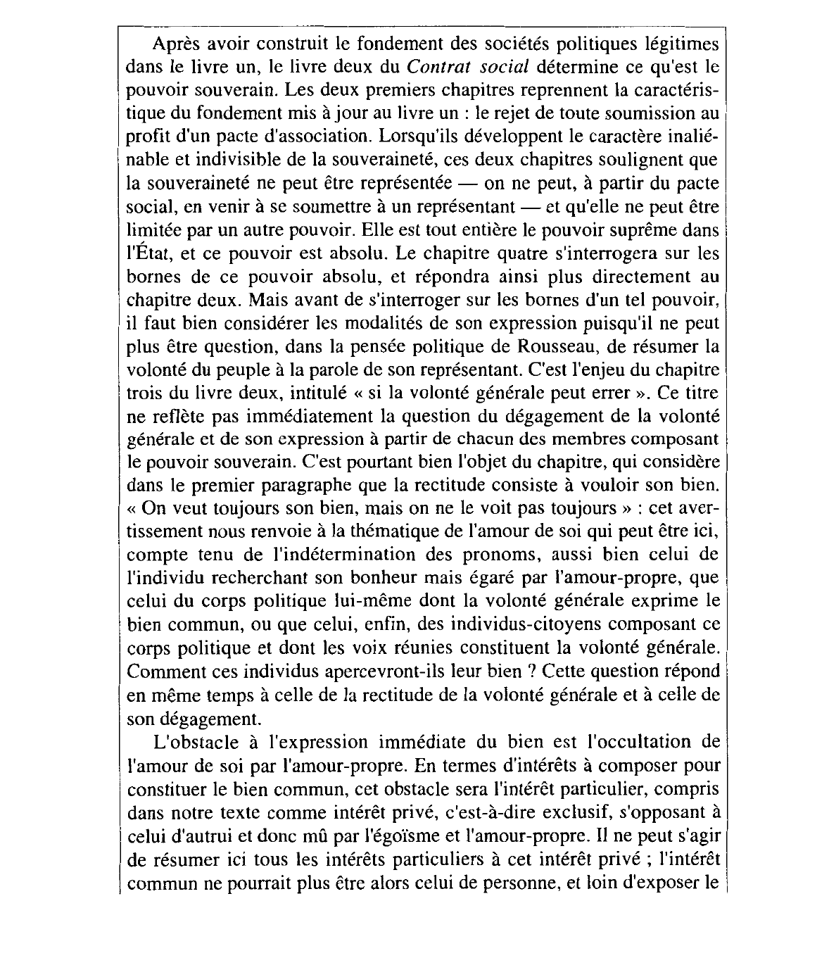 Prévisualisation du document J.-J. Rousseau, Du contrat social : la volonté générale