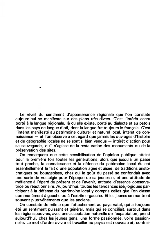 Prévisualisation du document J. L. Bruch, Les Patrimoines culturels et linguistiques français, (Les Amis de Sèvres, juin 1979).