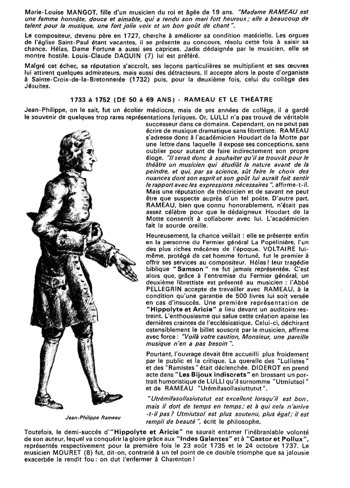 Prévisualisation du document J-Ph. RAMEAU.
1683-1764	
"Connaissance de la Musique" Directeur : P SALLET Boîte