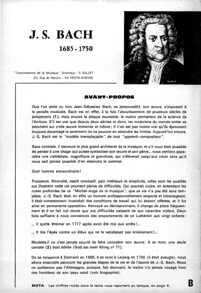 Prévisualisation du document J. S. BACH