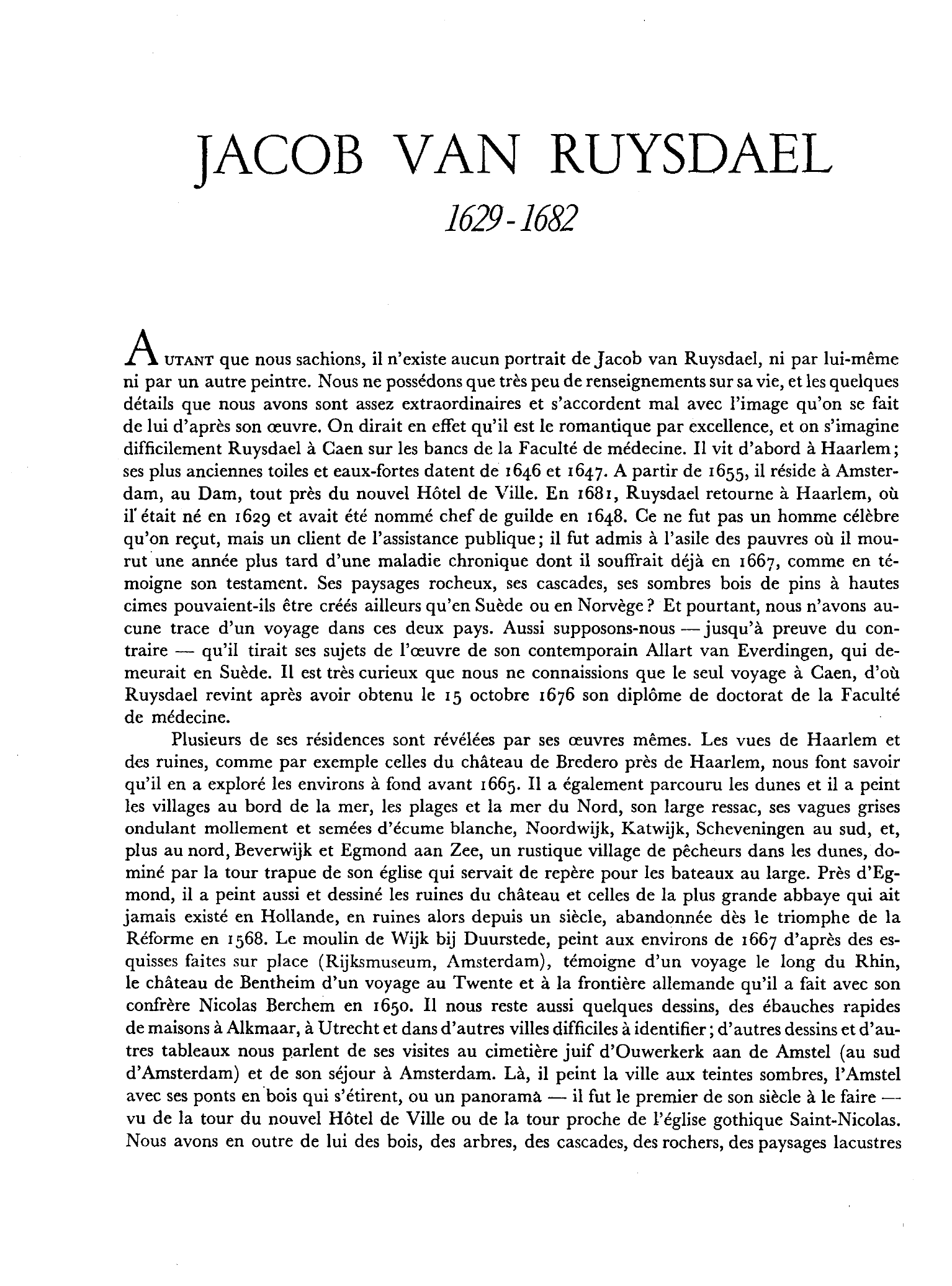 Prévisualisation du document Jacob von Ruysdael