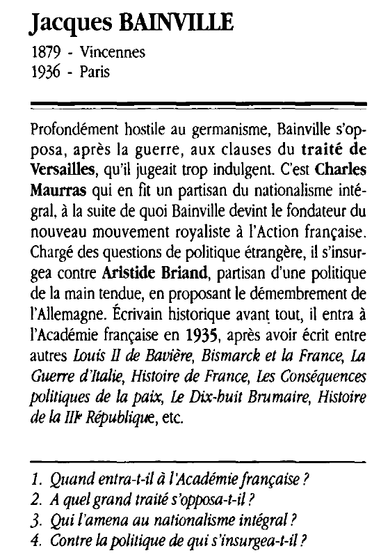 Prévisualisation du document Jacques BAINVILLE