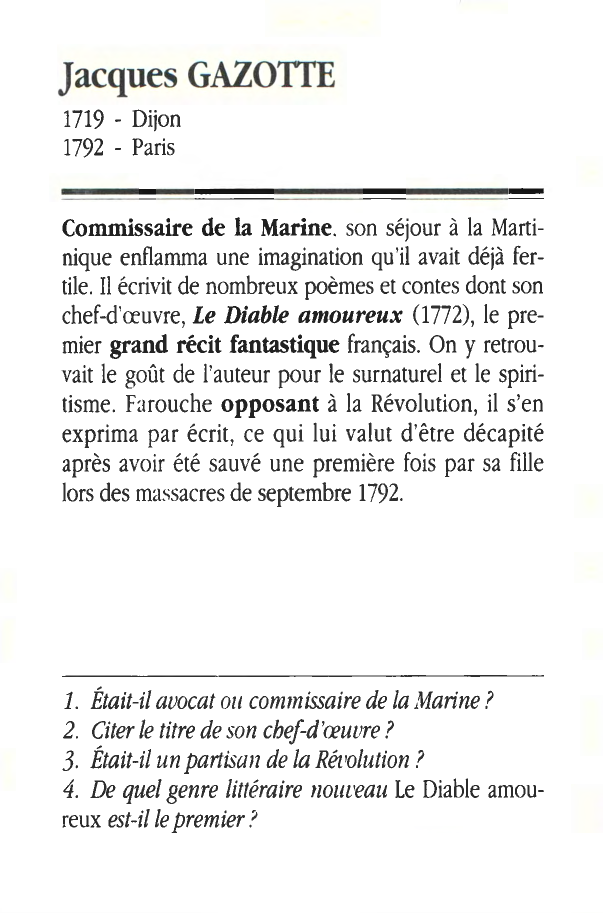 Prévisualisation du document Jacques GAZOTTE