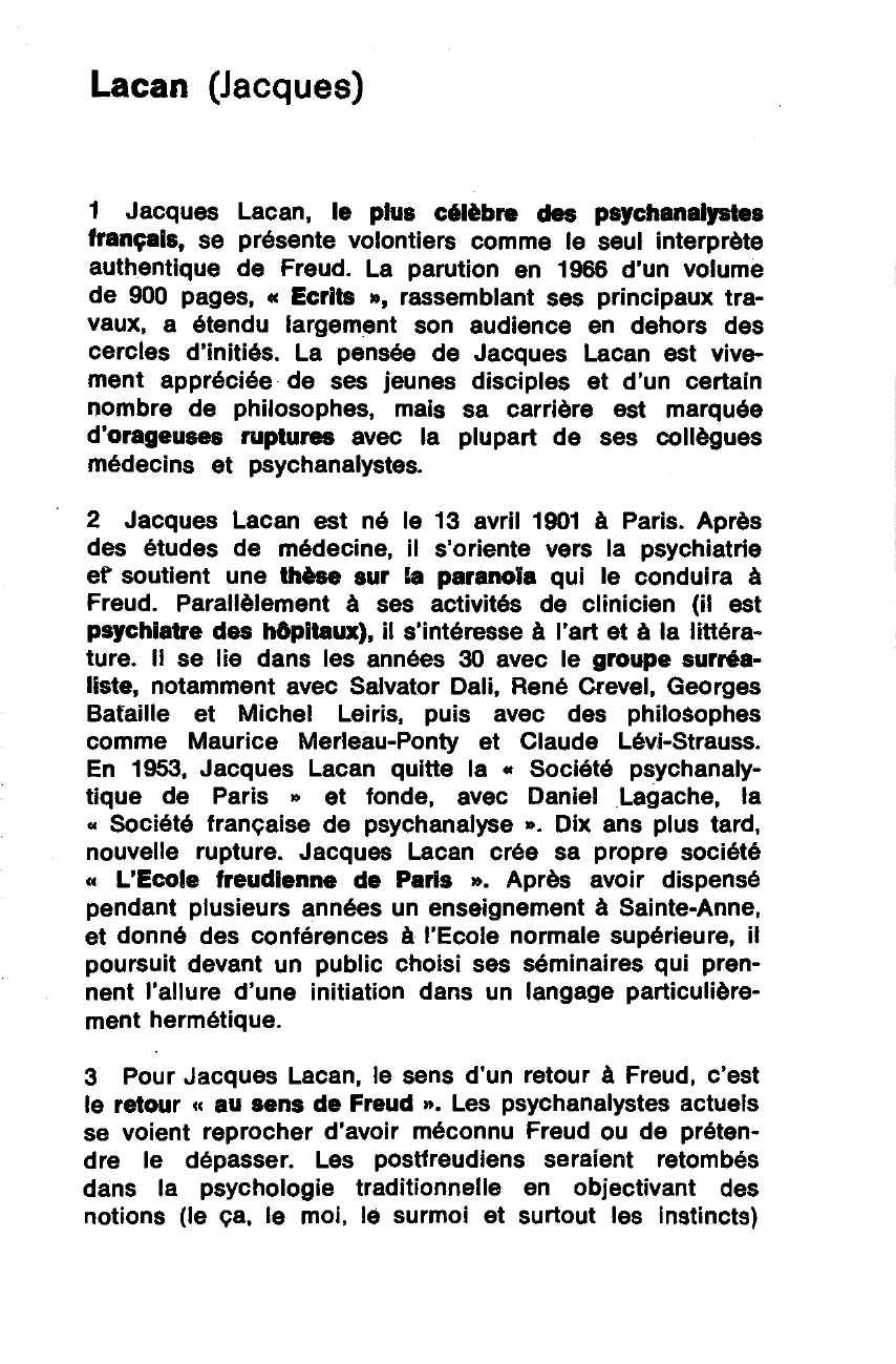 Prévisualisation du document Jacques Lacan