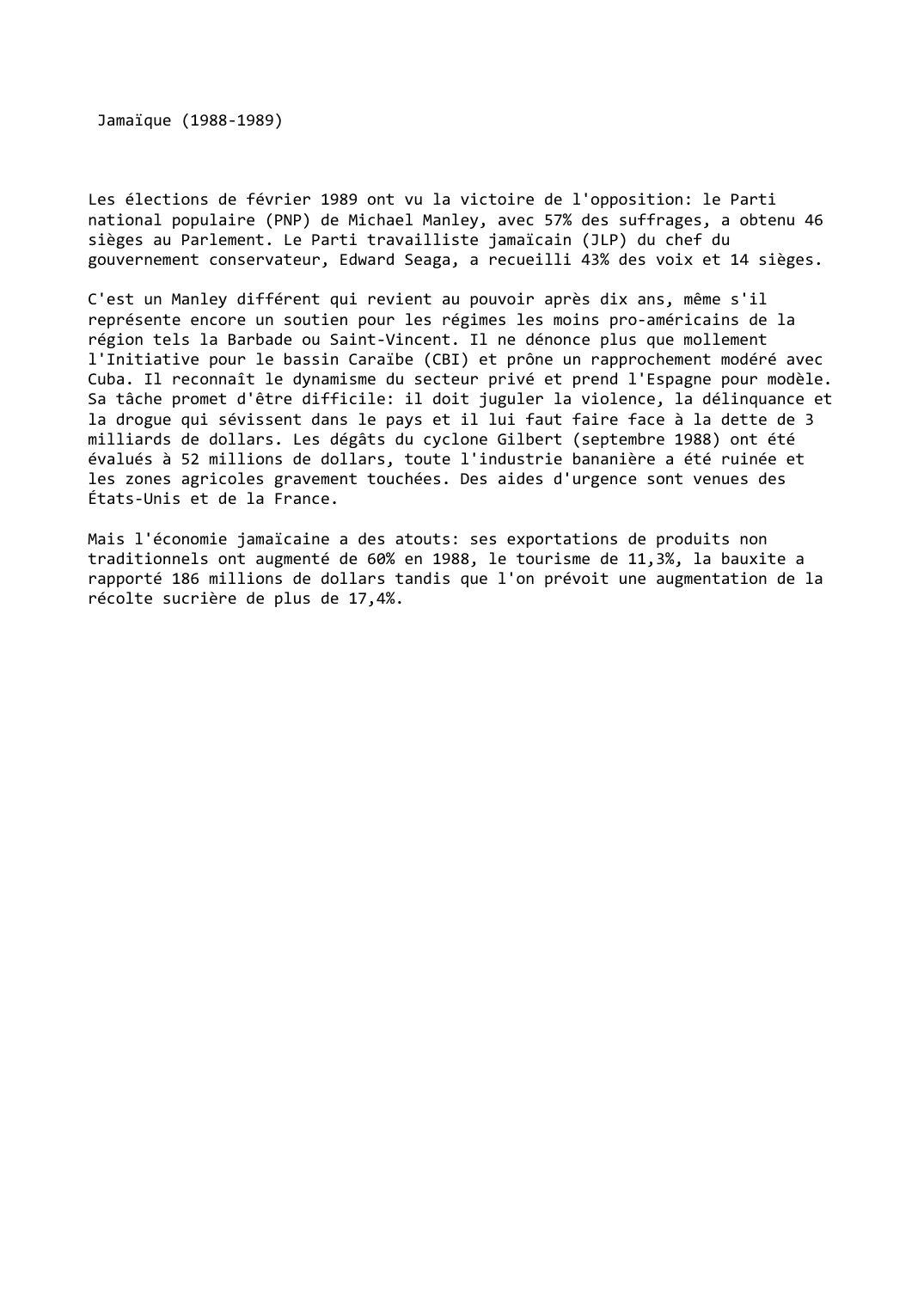 Prévisualisation du document Jamaïque (1988-1989)