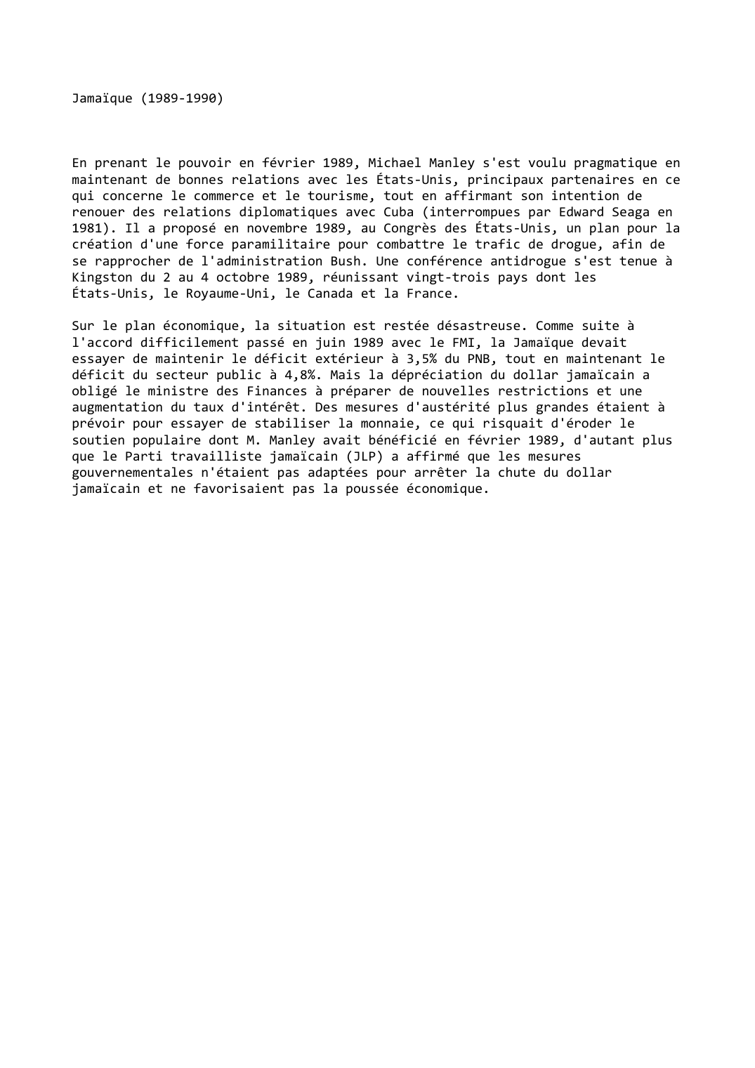 Prévisualisation du document Jamaïque (1989-1990)