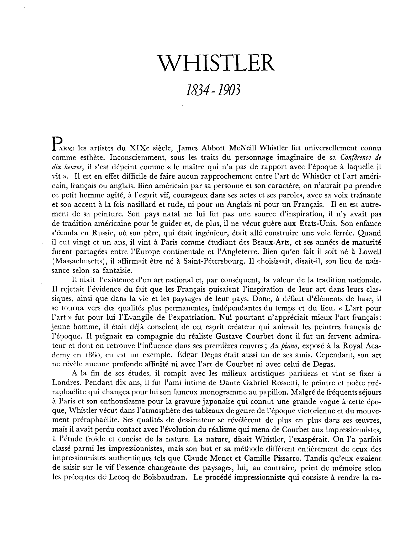 Prévisualisation du document James Whistler