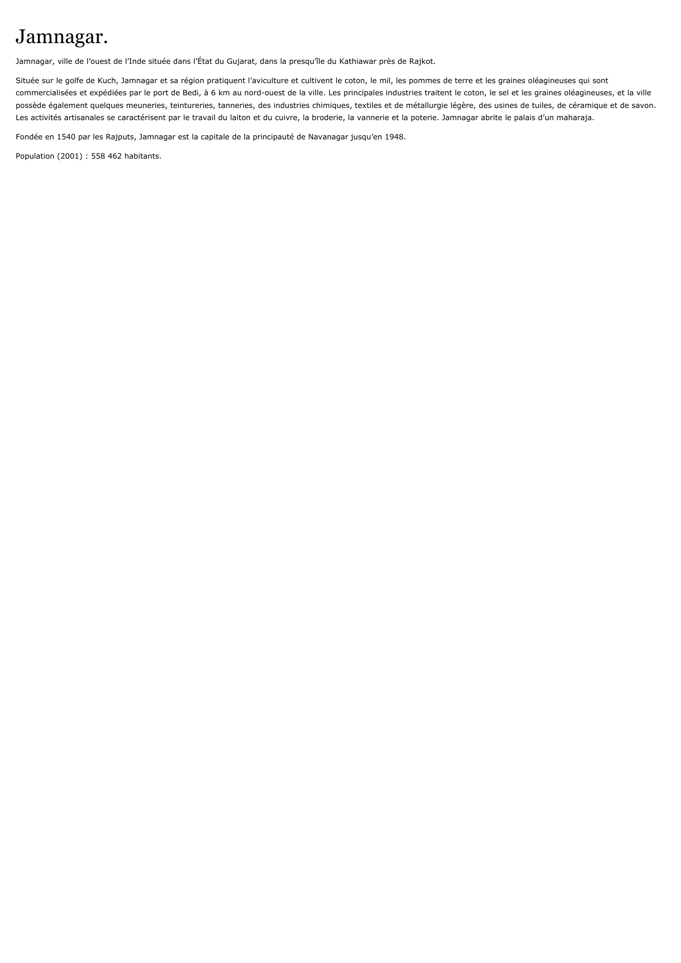 Prévisualisation du document Jamnagar.