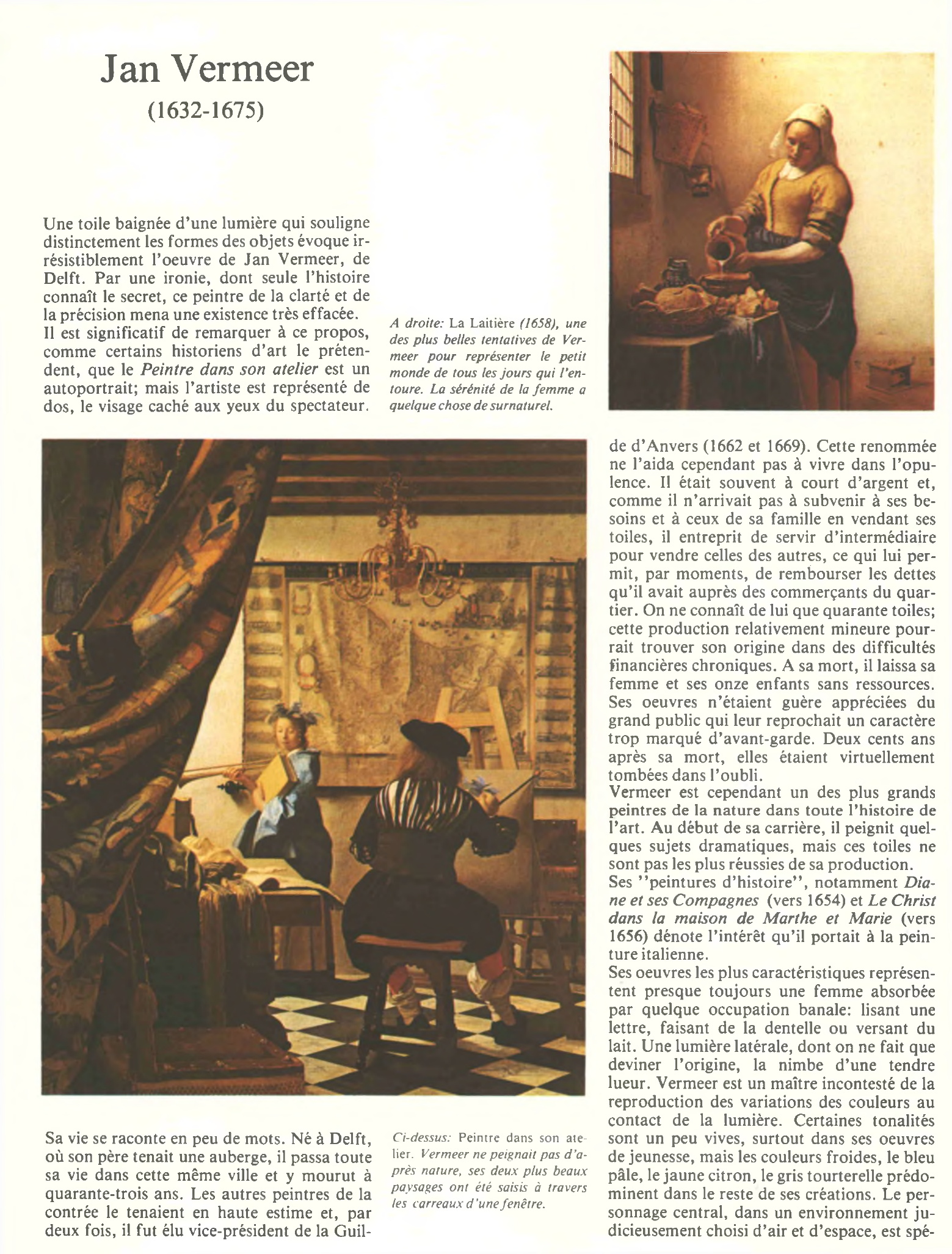 Prévisualisation du document Jan Vermeer