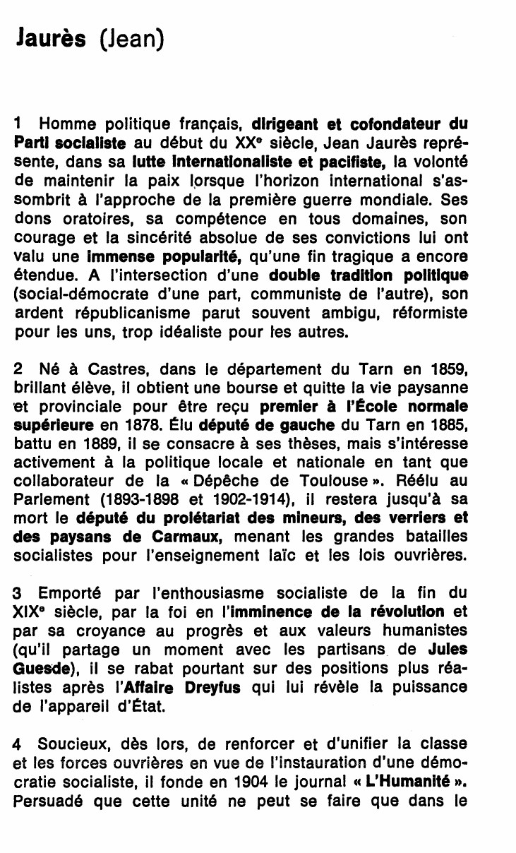 Prévisualisation du document Jaurès, Jean