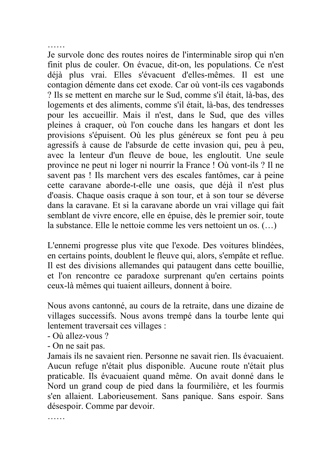 Prévisualisation du document ??Je survole donc des routes noires de l'interminable sirop qui