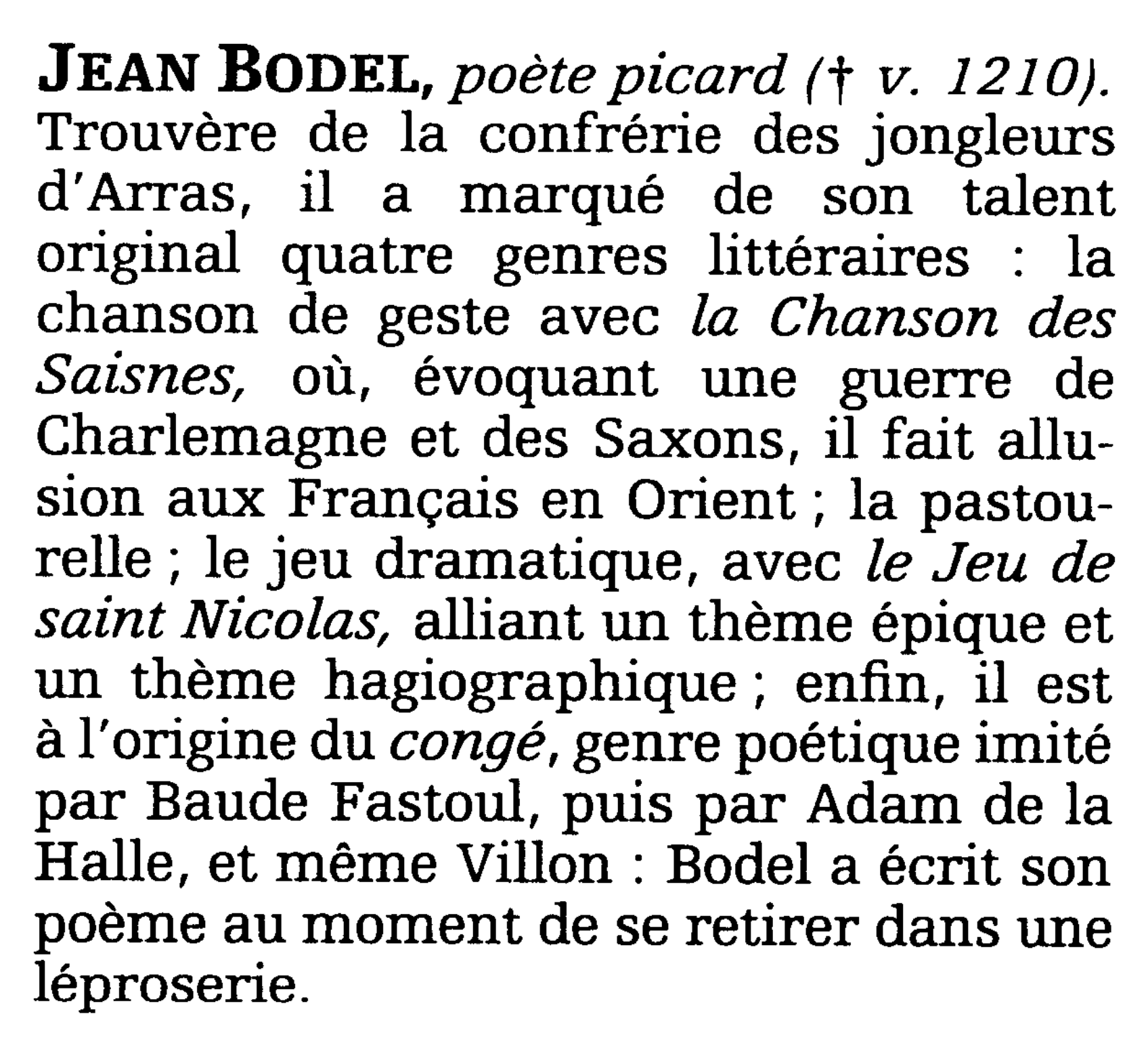 Prévisualisation du document JEAN BODEL