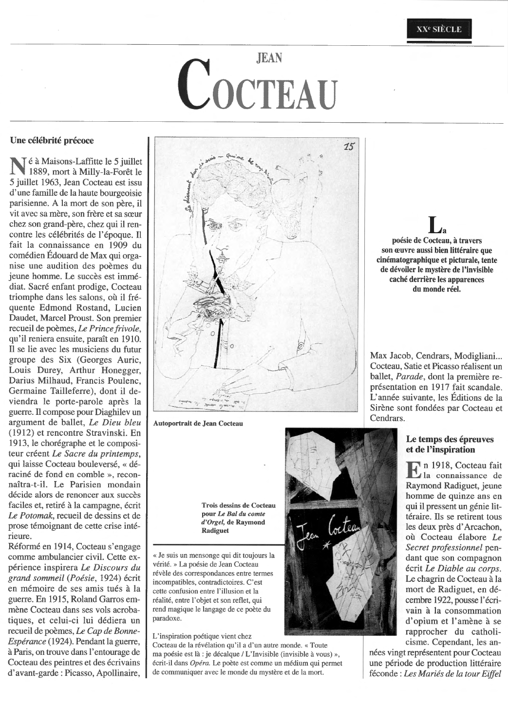 Prévisualisation du document Jean Cocteau