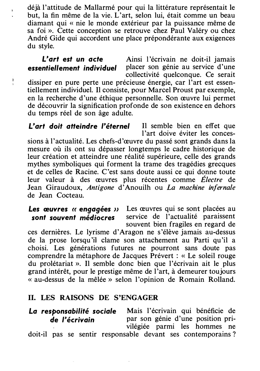 Prévisualisation du document Jean Cocteau :  « L’engagement d’un écrivain ? Je suis neutraliste. J’hésite en face de l’engagement. »