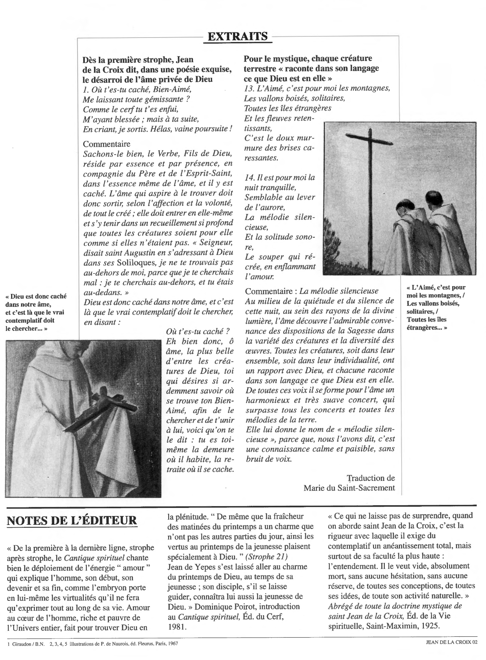 Prévisualisation du document Jean de la Croix: Cantique spirituel