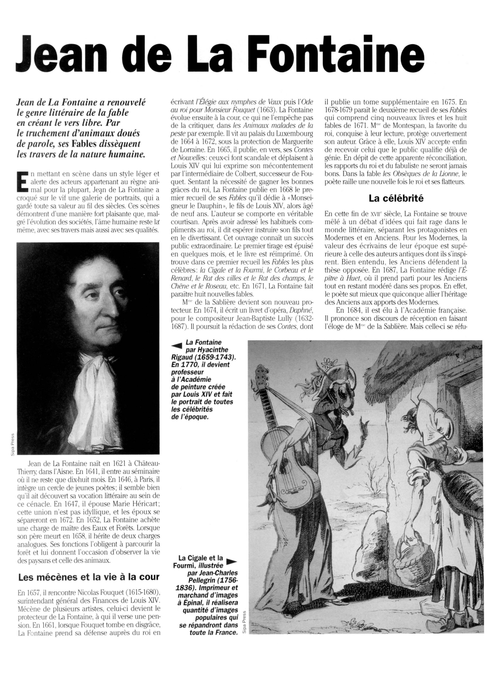 Prévisualisation du document Jean de La Fontaine