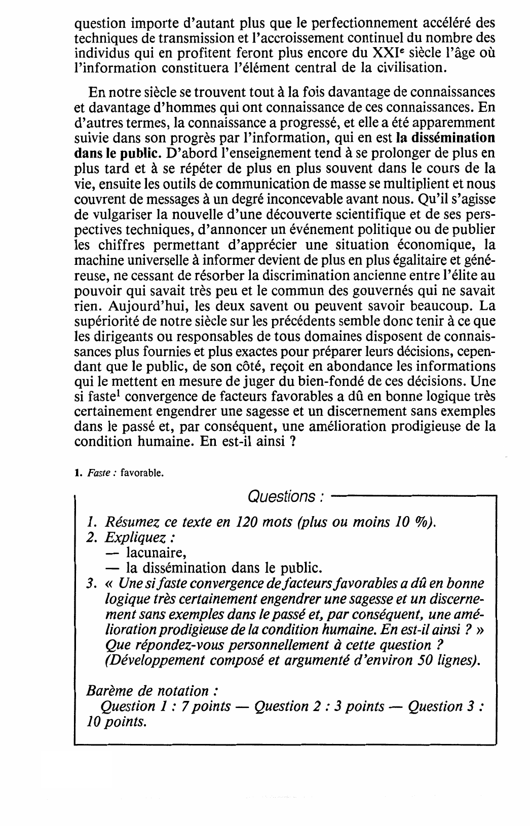 Prévisualisation du document Jean-François REVEL, La connaissance inutile
