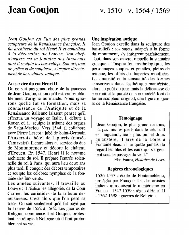 Prévisualisation du document Jean Goujon.