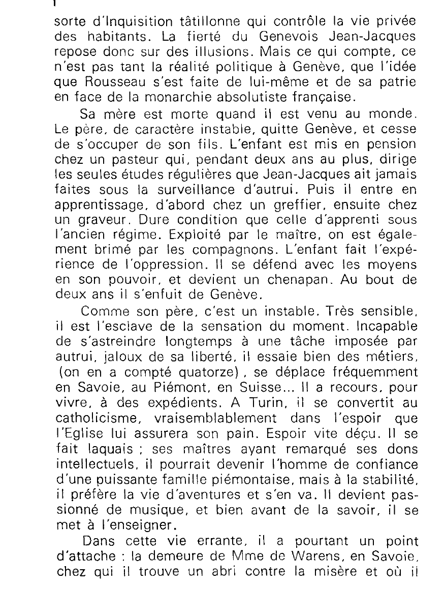 Prévisualisation du document JEAN-JACQUES ROUSSEAU