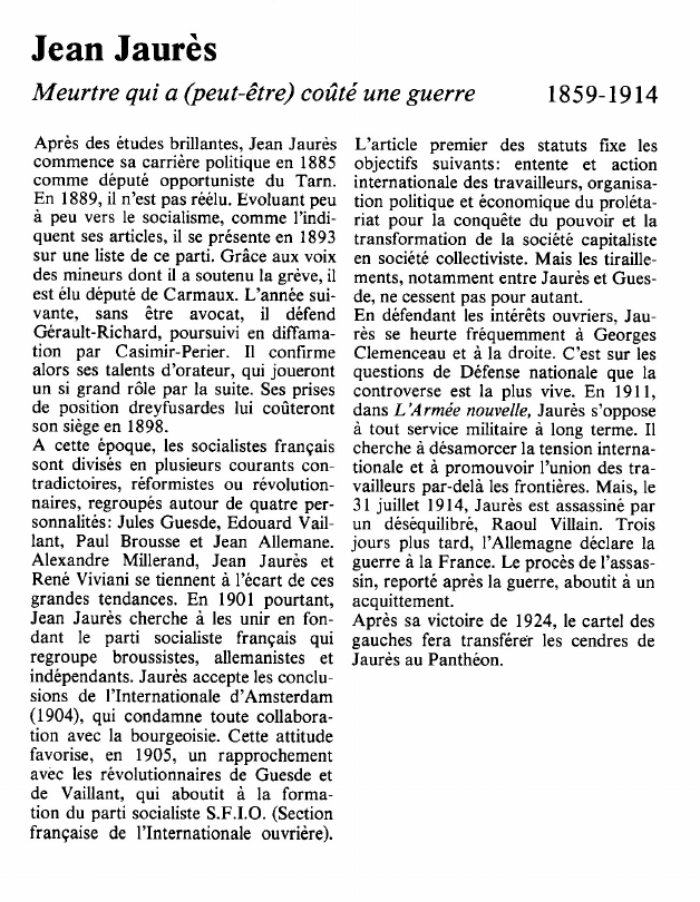 Prévisualisation du document Jean Jaurès.
