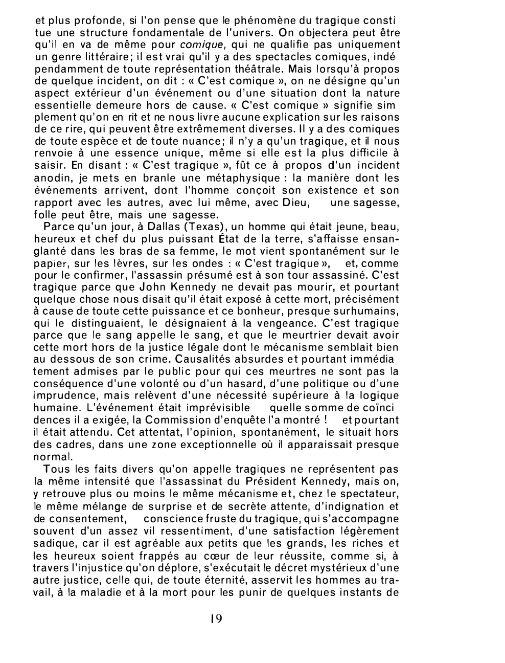Prévisualisation du document Jean Marie Domenach: La fatalité tragique.