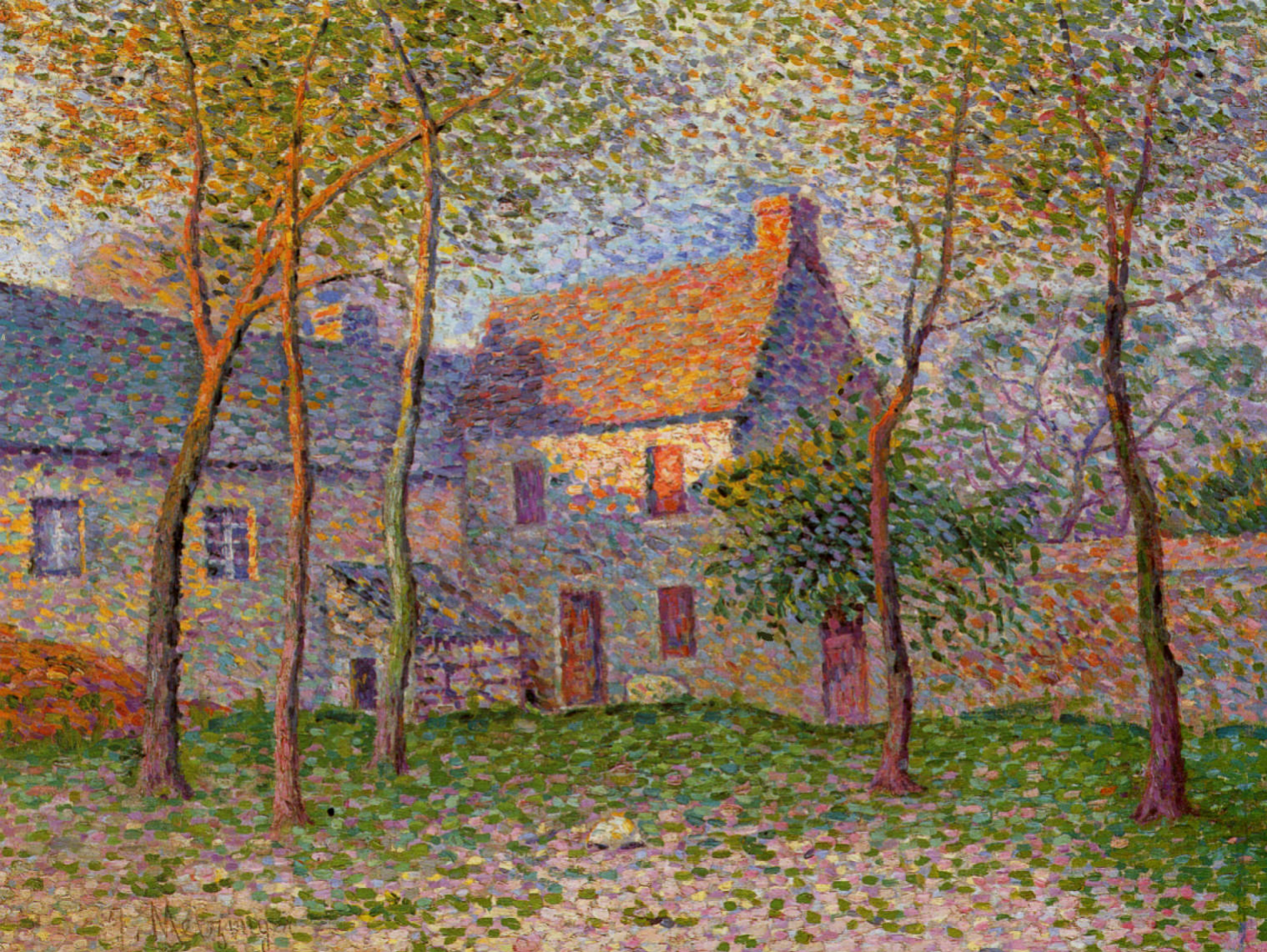 Prévisualisation du document Jean METZINGER:
COUR DE FERME.