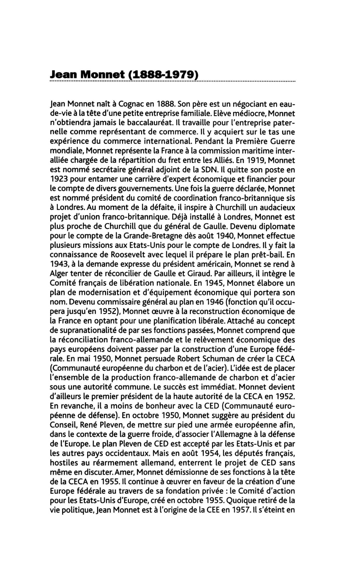 Prévisualisation du document Jean Monnet (HISTOIRE)