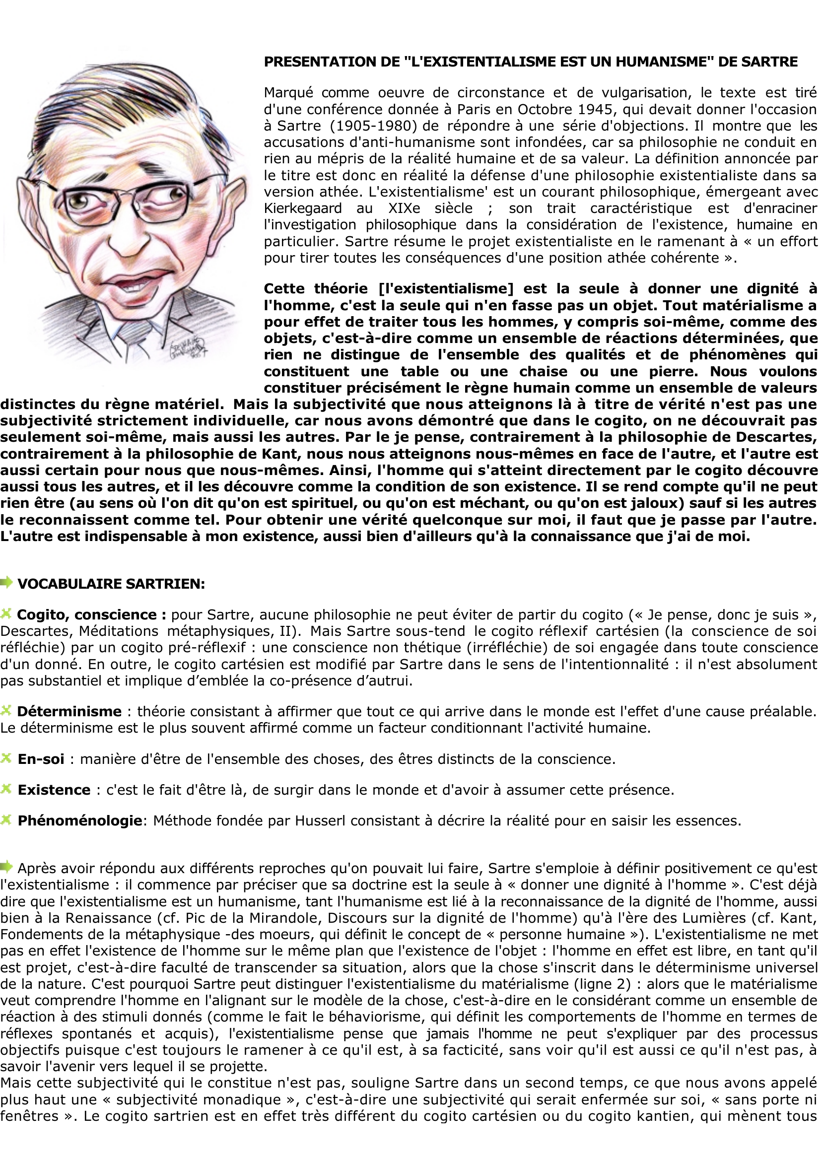 Prévisualisation du document Jean-Paul SARTRE