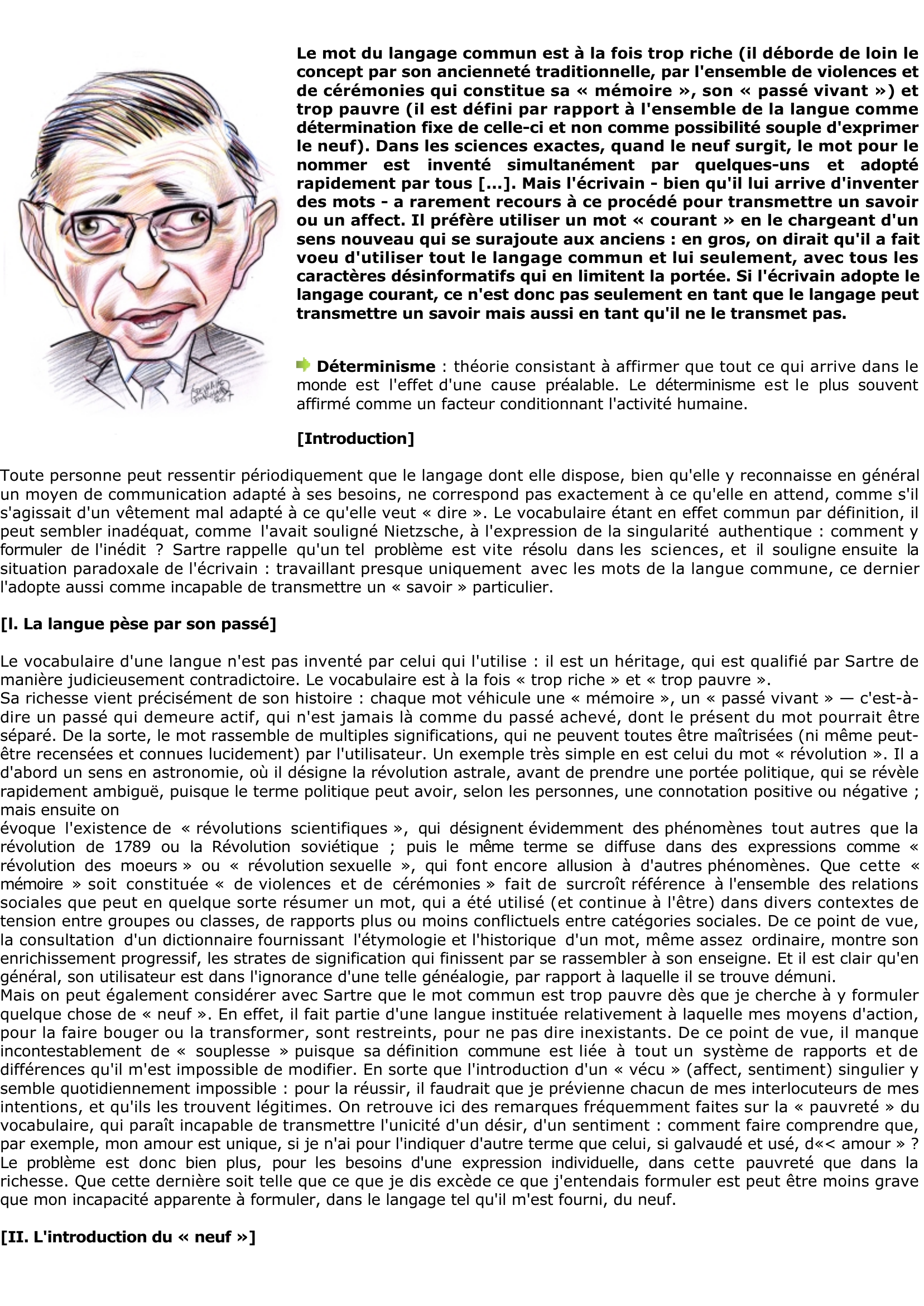 Prévisualisation du document Jean-Paul SARTRE