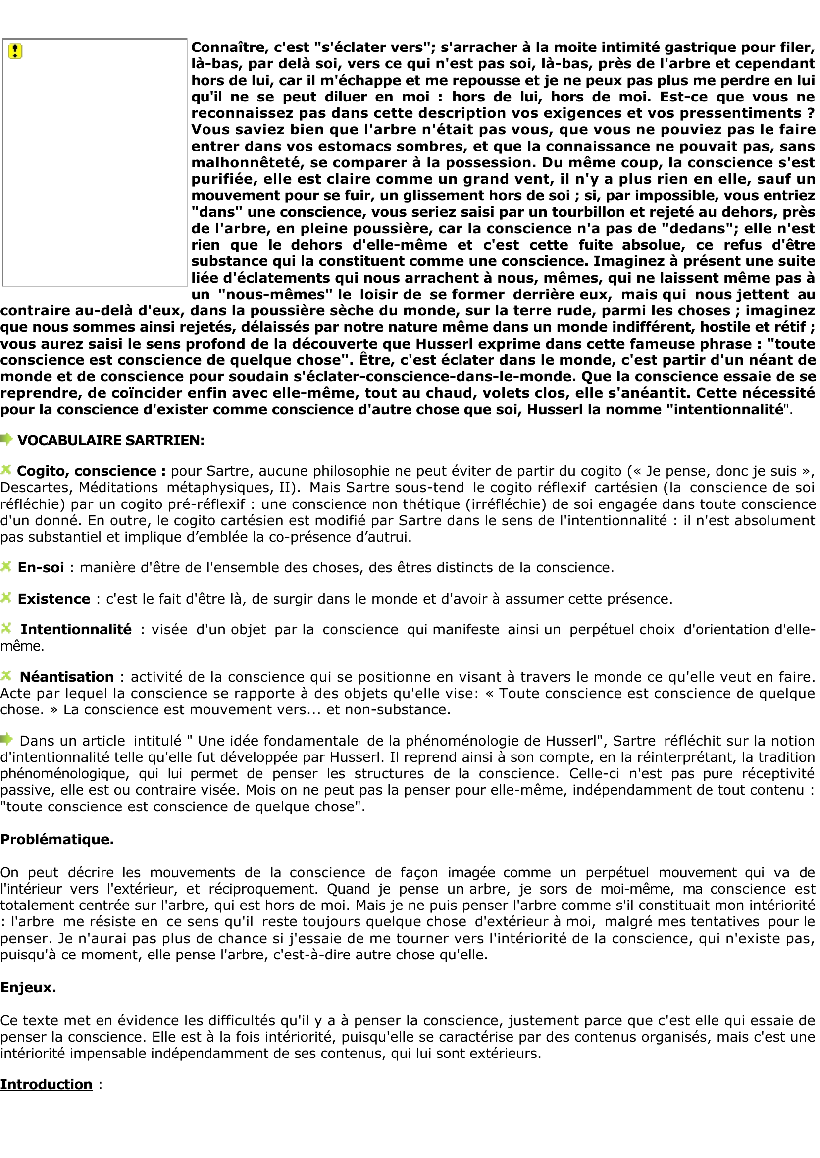 Prévisualisation du document Jean-Paul SARTRE:   s'arracher à la moite intimité gastrique
