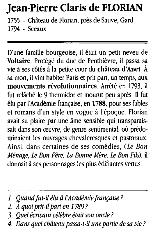 Prévisualisation du document Jean-Pierre Claris de FLORIAN