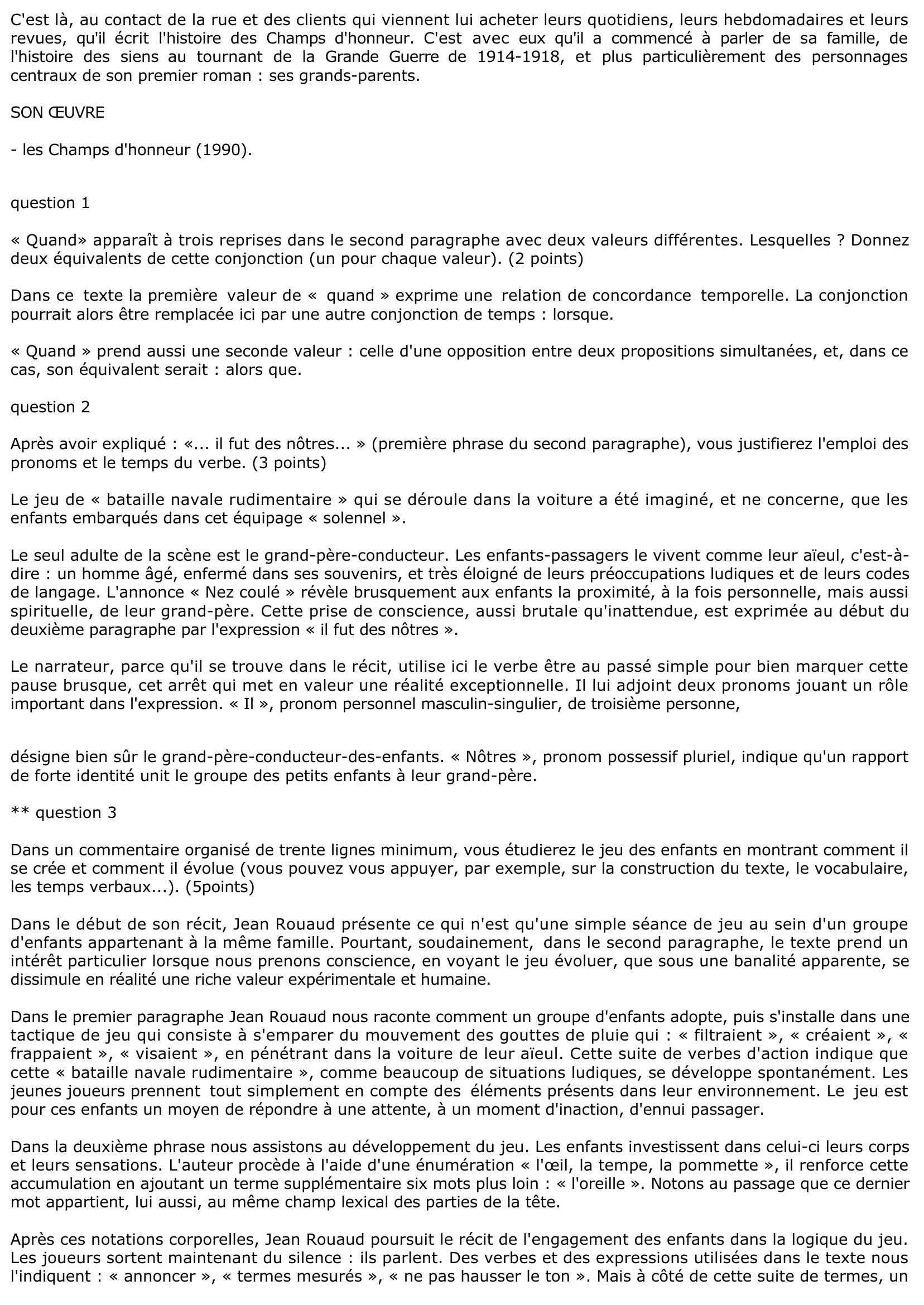 Prévisualisation du document Jean Rouaud, Les Champs d'honneur, Les Éditions de Minuit