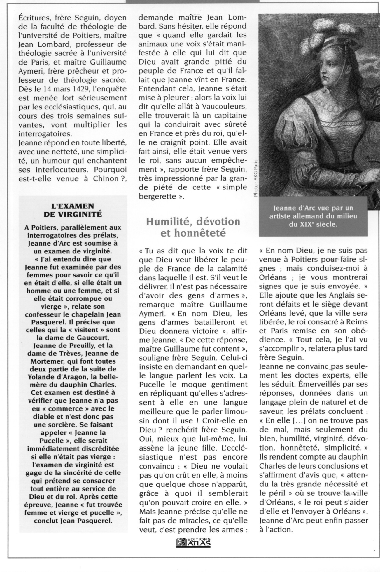 Prévisualisation du document Jeanne d'Arc : Le « procès » de Poitiers