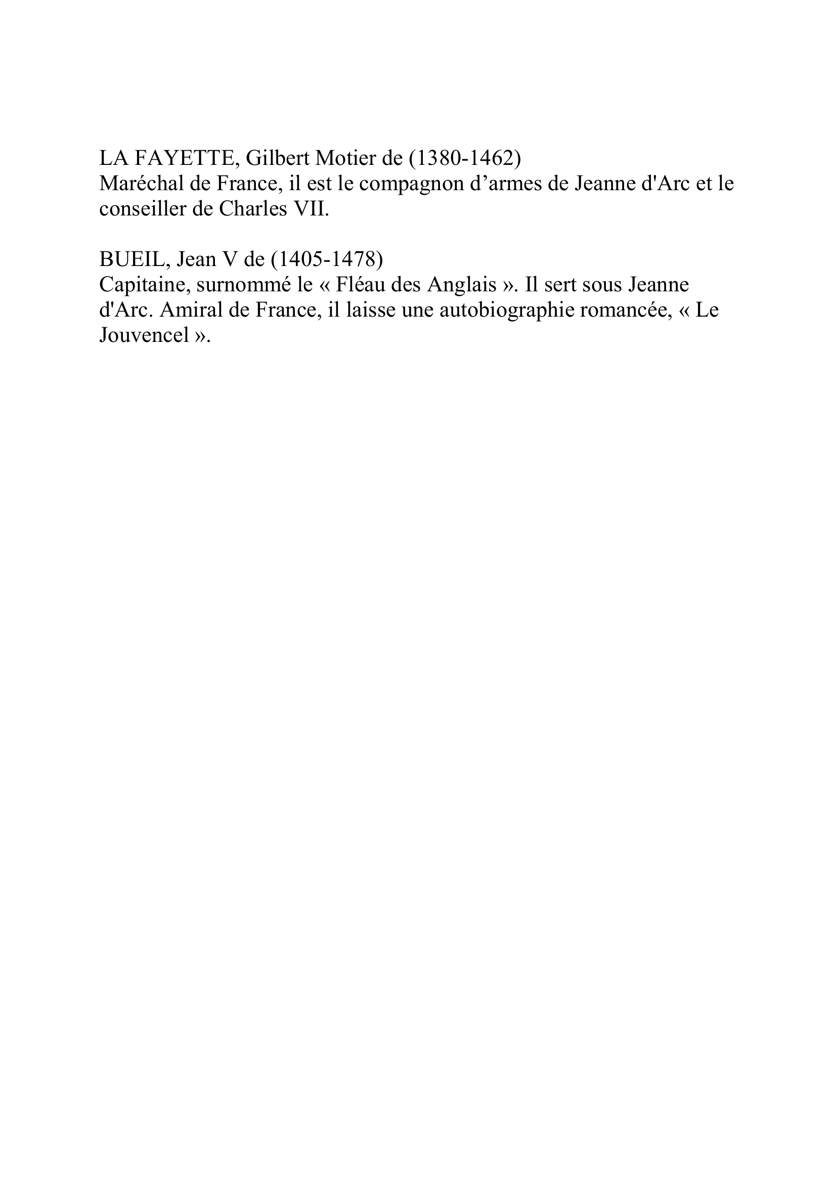 Prévisualisation du document JEANNE D'ARC (vers 1412 -1431) Héroïne, sainte
C'est à Domrémy, aux confins de la Champagne et de la Lorraine que naît Jeanne.