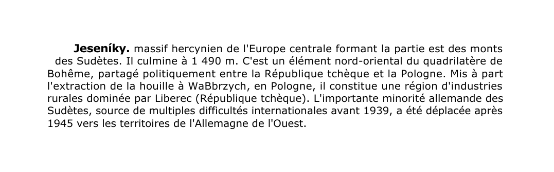 Prévisualisation du document Jeseníky.