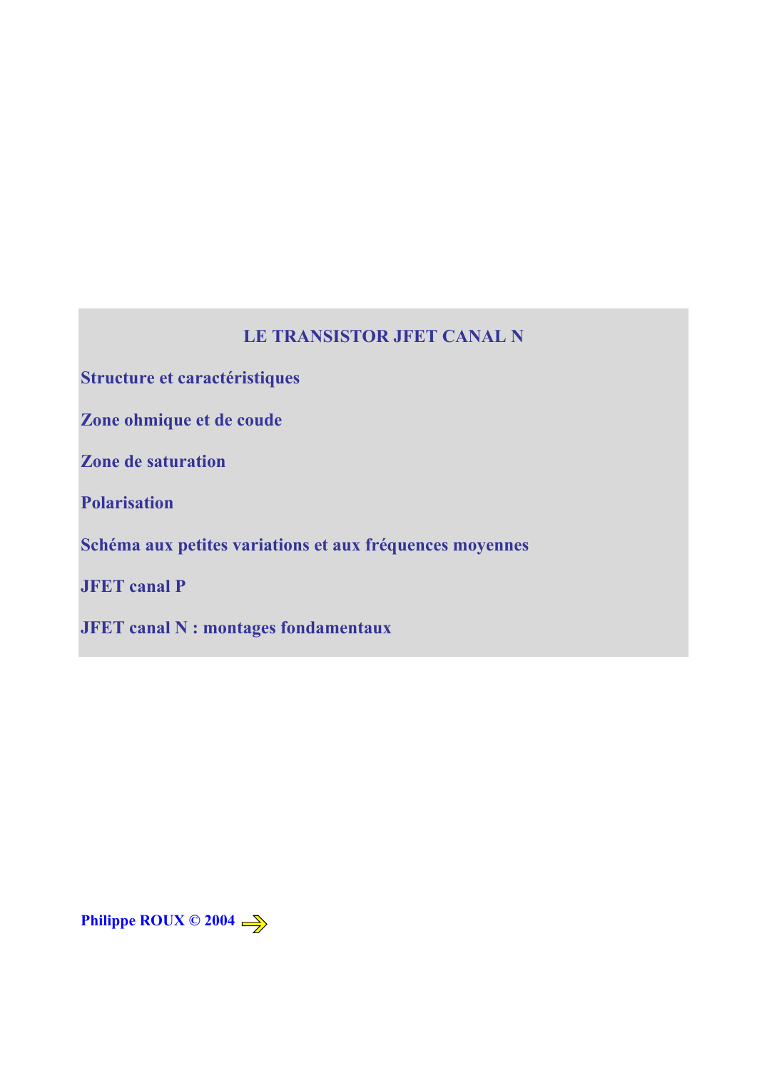 Prévisualisation du document jfet