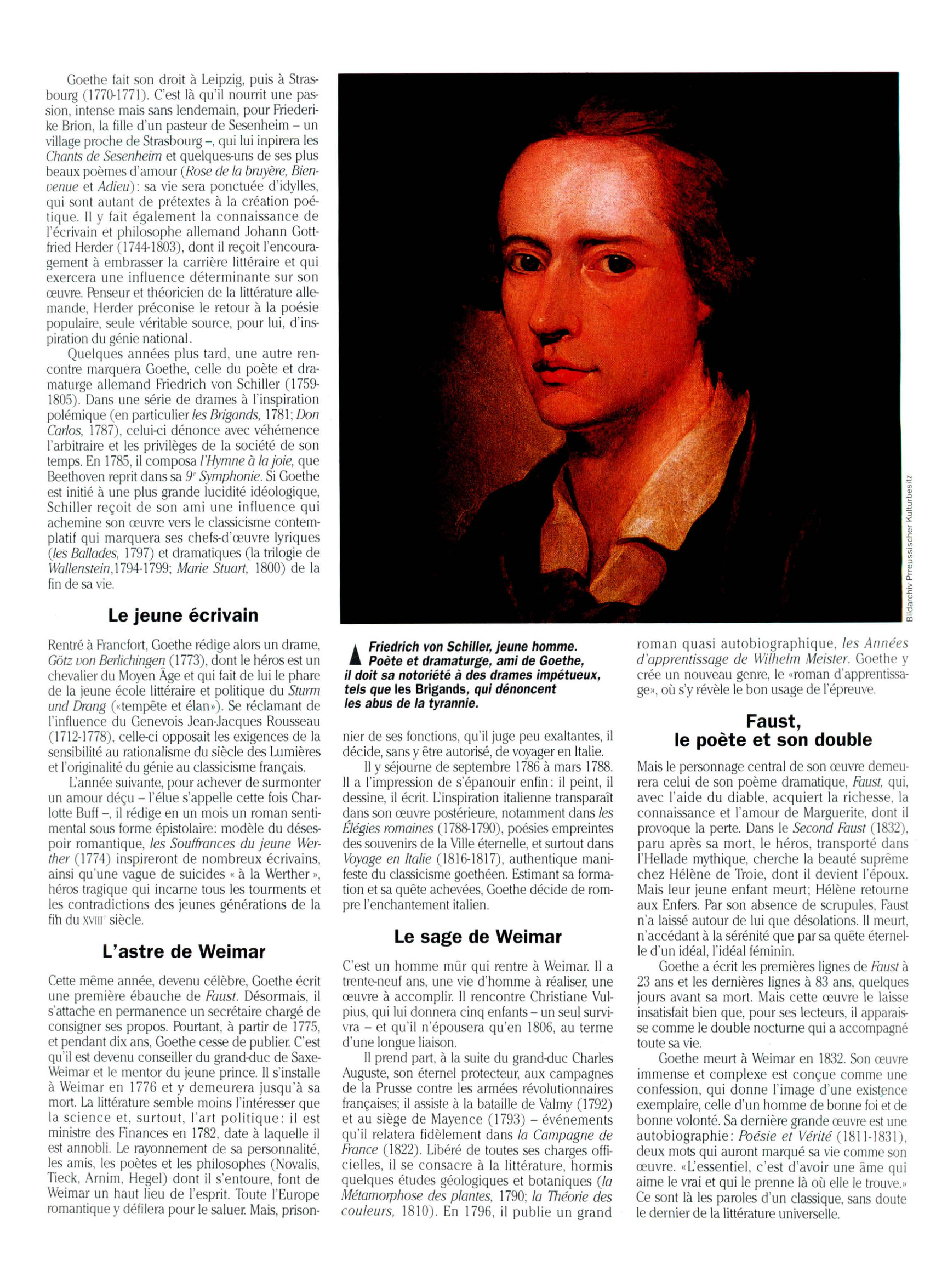 Prévisualisation du document Johann Wolfgang von Goethe
