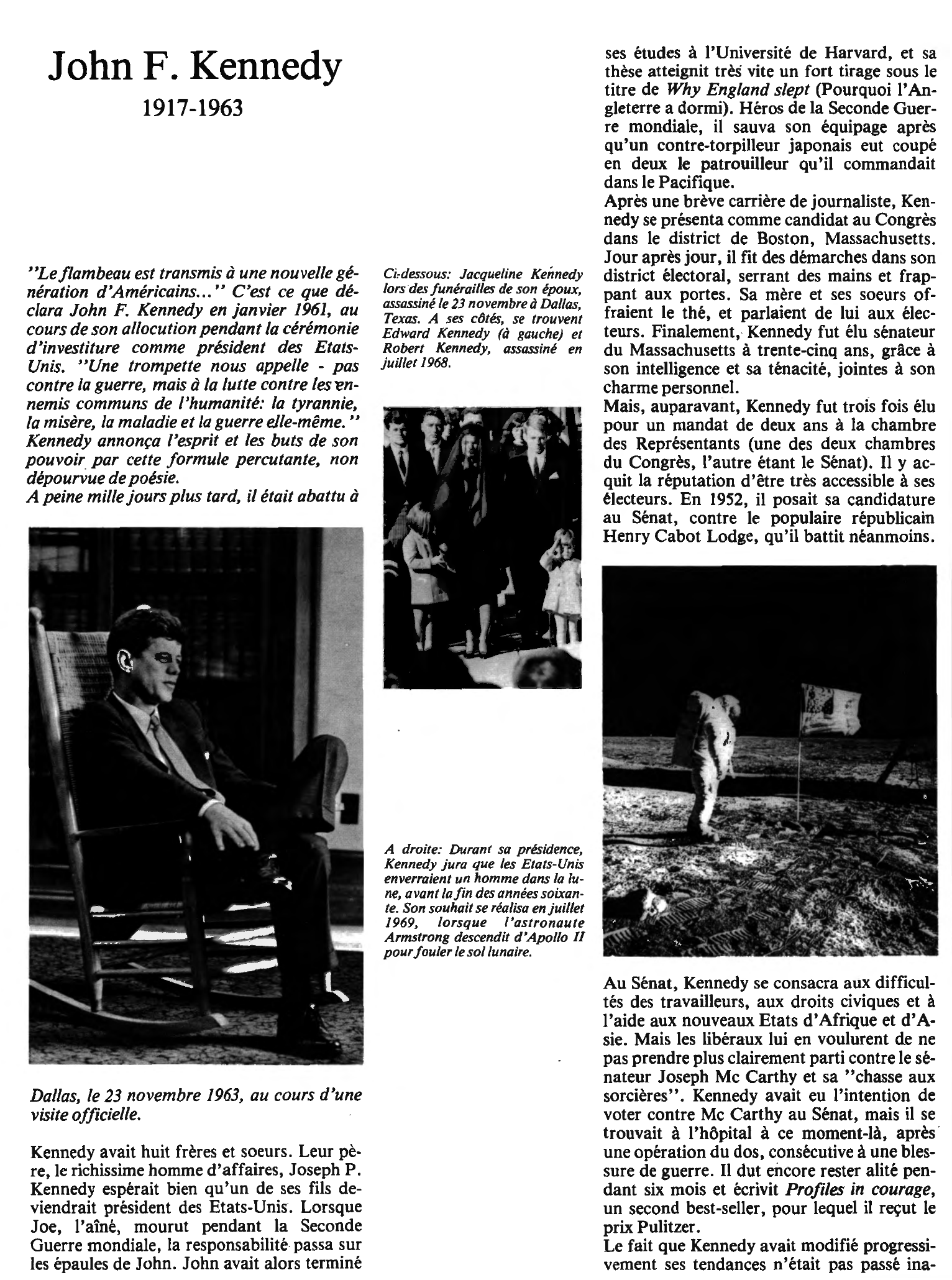 Prévisualisation du document John F. Kennedy