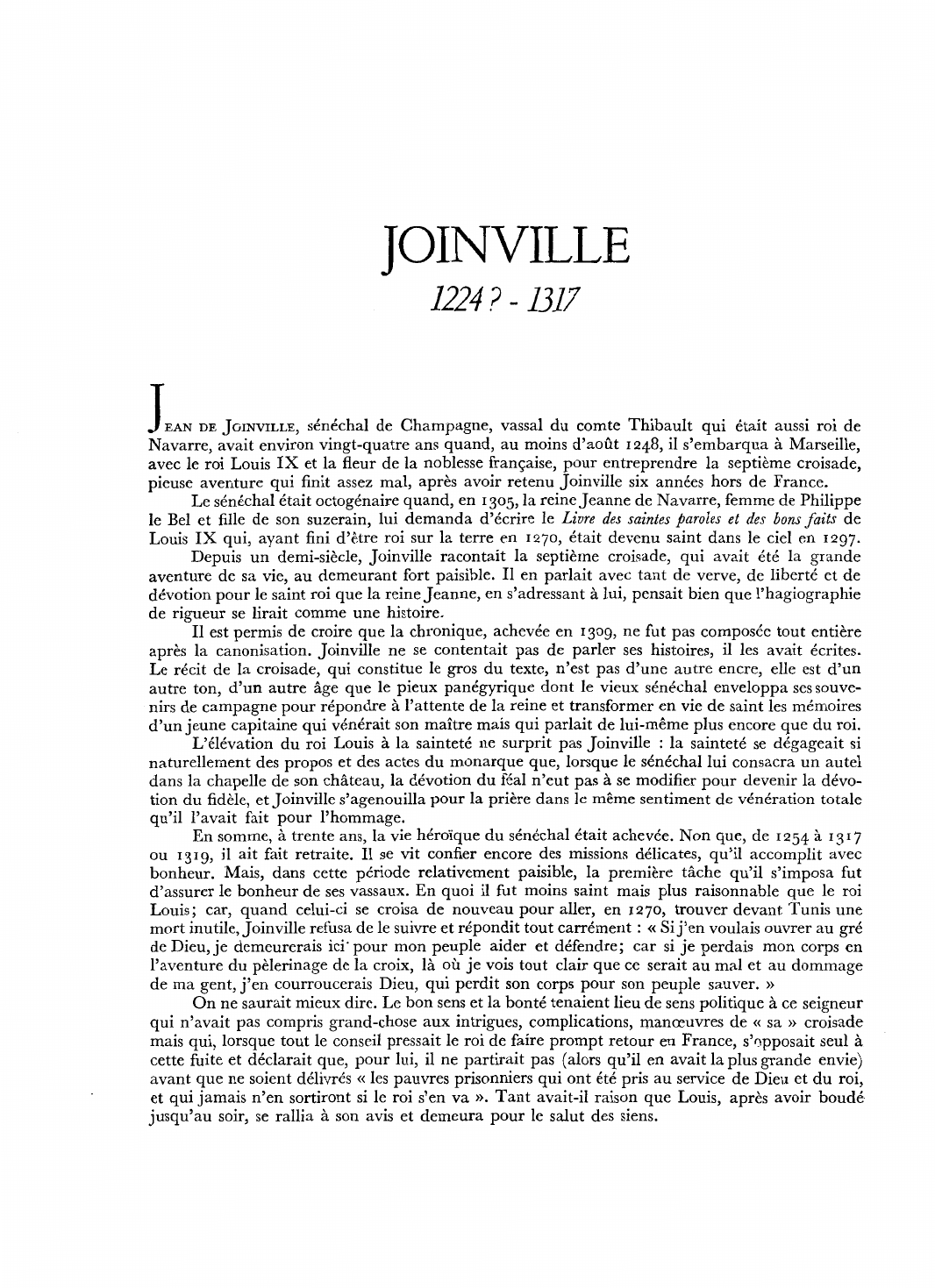 Prévisualisation du document JOINVILLE