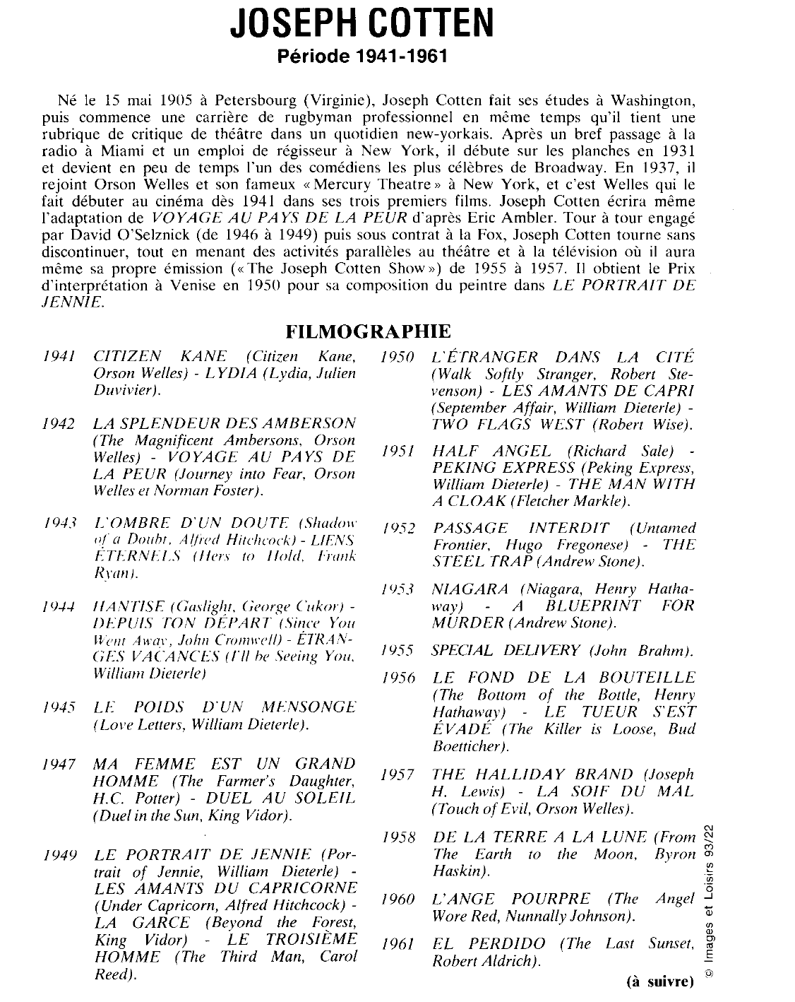 Prévisualisation du document JOSEPH COTTEN